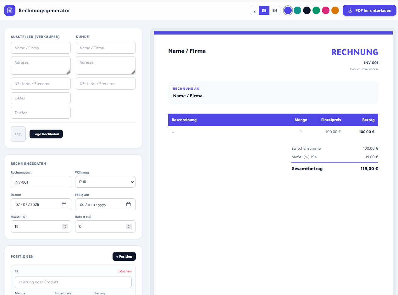 Invoice Generator